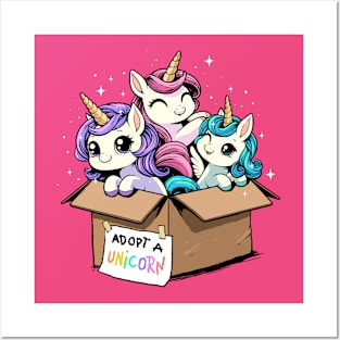 Adopt a Unicorn Posters and Art